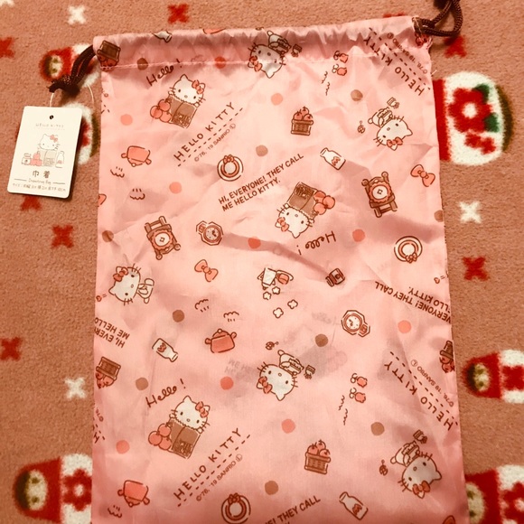 Sanrio Handbags - JAPAN EXCLUSIVE Hello Kitty Sanrio Drawstring Bag